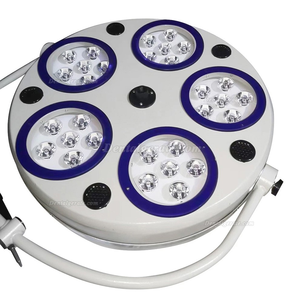 25W Dental OP Lampe, Schattenfreie Lampe, 5 L&ouml;cher, CE-zertifiziert (Deckenmontage)